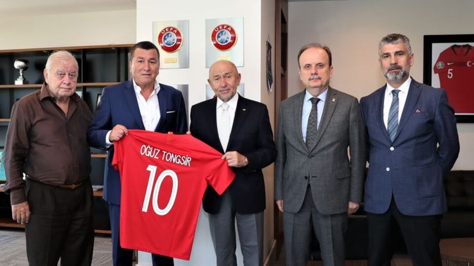 TSYD'den TFF Başkanı Özdemir'e ziyaret