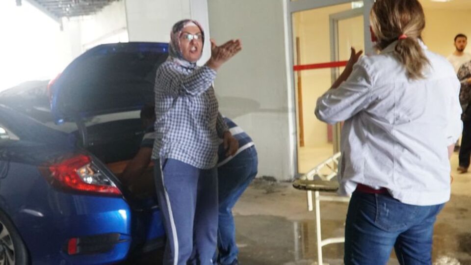 Eymen'in cenazesi otomobilin bagajında getirildi