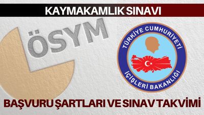 Kaymakamlık giriş sınavı ne zaman?