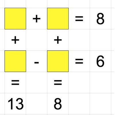 Sarı kutulara gelen rakamların toplamı kaç ediyor?