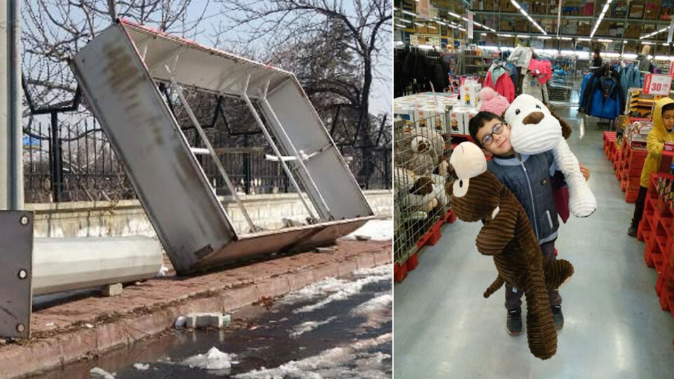 Reklam panosu altında ölüme isyan ettiren ceza!