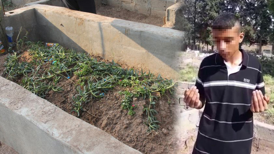 Öldürdü, mezarında helallik istedi