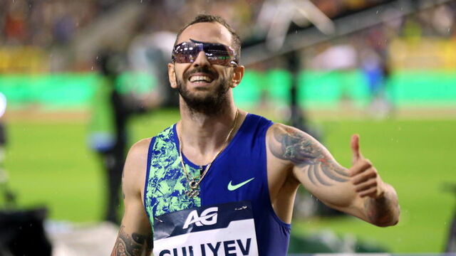 Ramil Guliyev, Brüksel'de 2'nci oldu