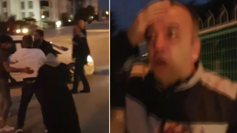 Magandalardan sopa ve kemerli darp