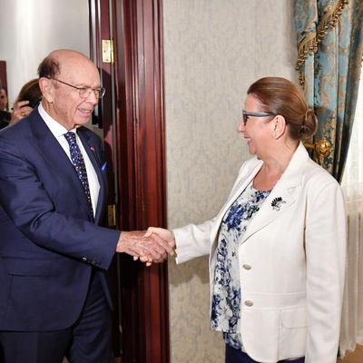 Bakan Pekcan, ABD Ticaret Bakanı Ross ile görüştü