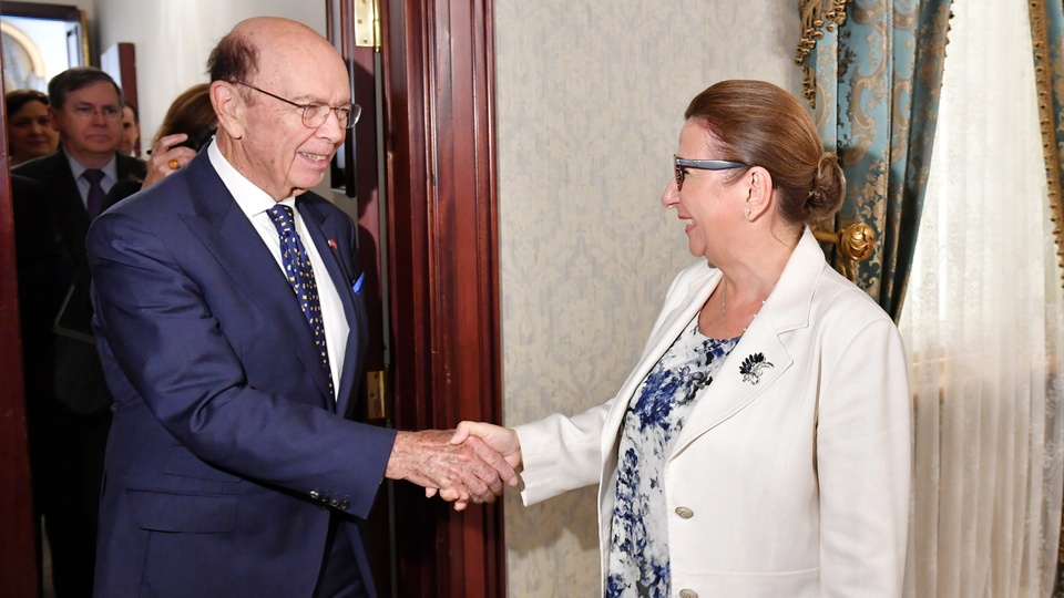 Bakan Pekcan, ABD Ticaret Bakanı Ross ile görüştü