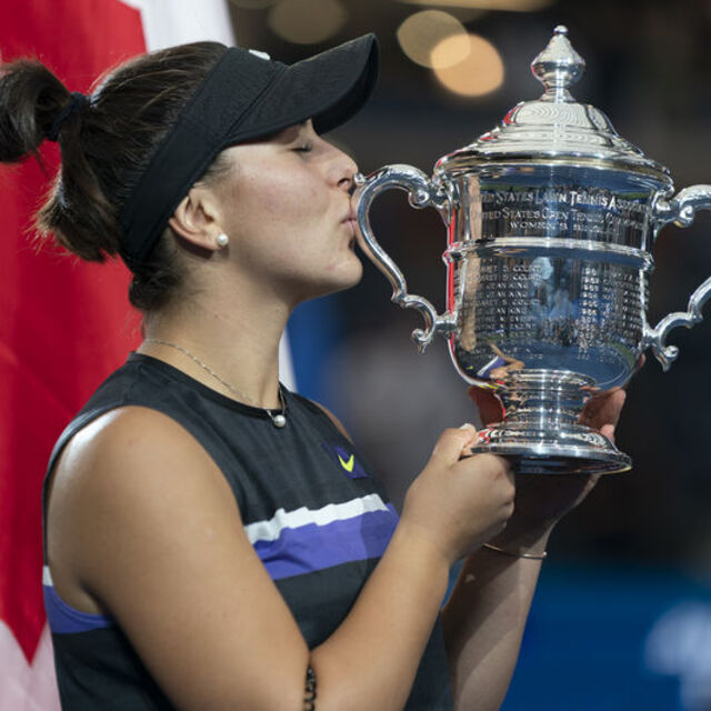 ABD Açık'ta şampiyon Andreescu
