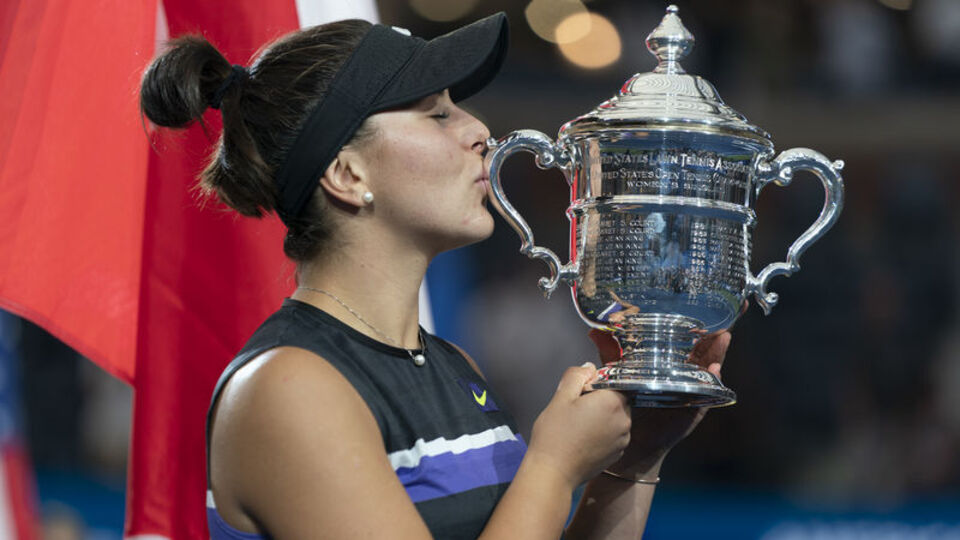 ABD Açık'ta şampiyon Andreescu