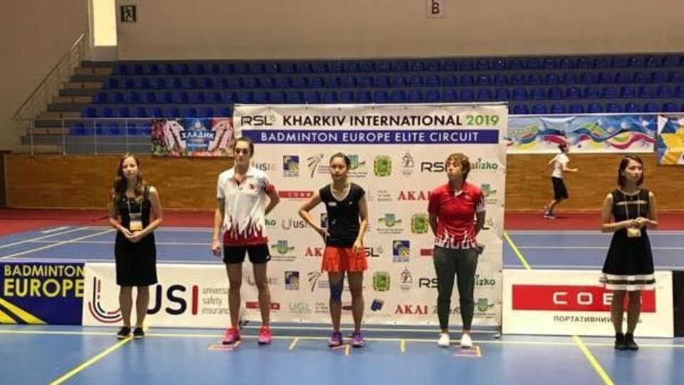 Badmintonda 3 madalya