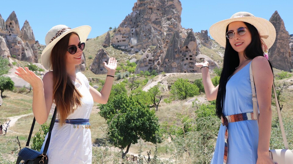 Kapadokya'da turist sayısında artış