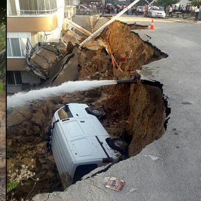 Korkutan görüntü! Faciadan dönüldü