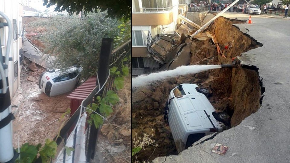 Korkutan görüntü! Faciadan dönüldü