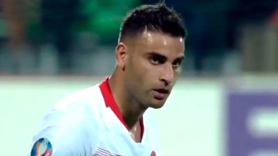 Gol öncesi dikkat çeken an!