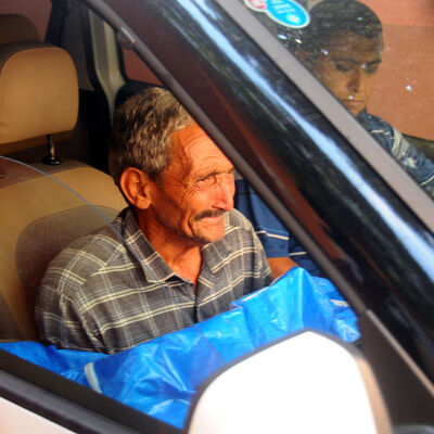 En ağır yük! Otomobille götürüldü