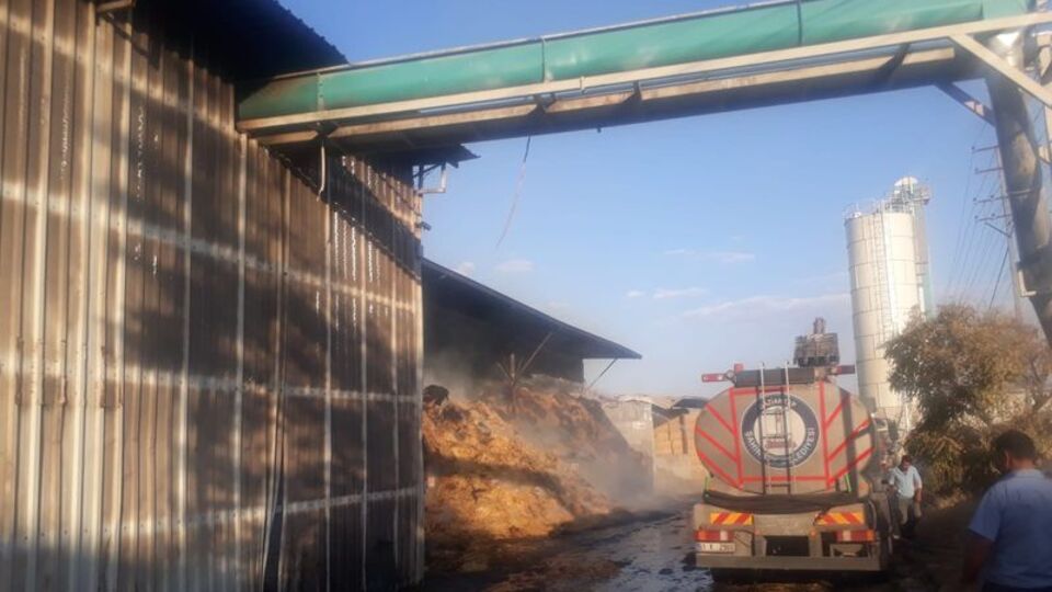 Gaziantep'te çiftlik yangını!