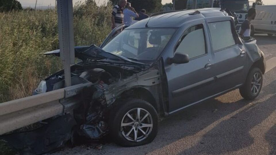 Bursa'da feci kaza kameraya yansıdı