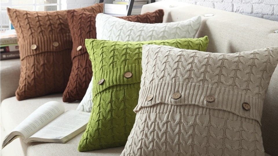 Evde dekoratif yastık işi para kazan