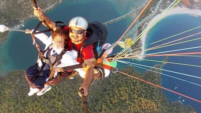 Korkunç ölüm! 500 metreden denize düştü!