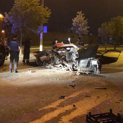 Drift kovalamacası kanlı bitti: 2 ölü, 1 yaralı