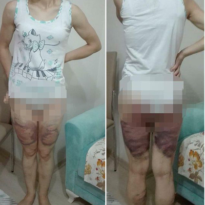 Eşe şiddete hakimden indirimsiz karar!