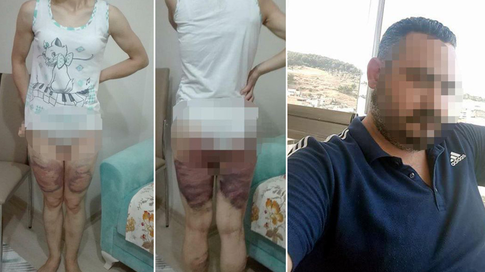 Eşe şiddete hakimden indirimsiz karar!