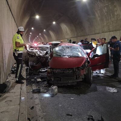 Ölüm karşı şeritten geldi