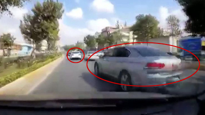 Makasçı magandalar birbirlerine çarptı