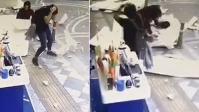 O an kameraya yansıdı! Anne kız ölümden döndü!