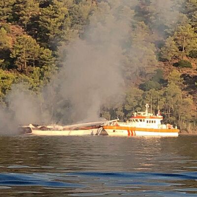 Göcek'te ahşap yat faciası!