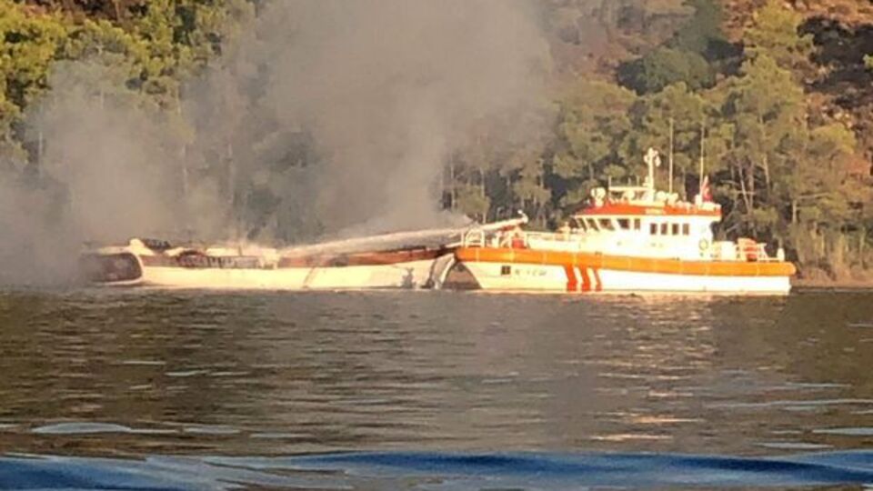 Göcek'te ahşap yat faciası!