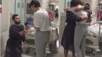 Hastanede duygu dolu anlar! Tam ameliyata girecekken öyle bir şey yaptı ki...