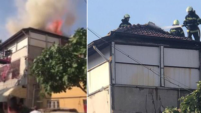 Tenekede tavuk pişirmeye kalktı!