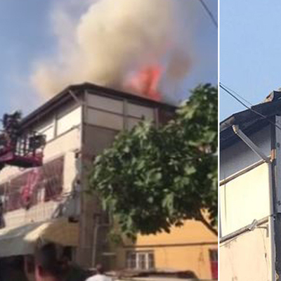 Tenekede tavuk pişirmeye kalktı!