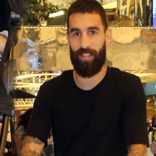Oğluyla vakit geçirdi