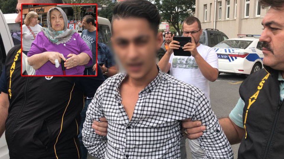 Yaşlı kadına dehşeti yaşattı!