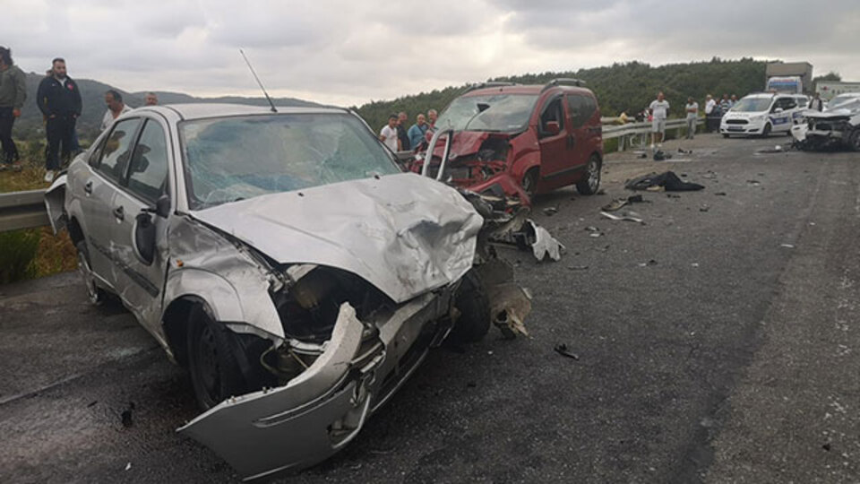 Beykoz'da ölümlü kaza: Yol trafiğe kapatıldı