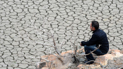 Sular çekilince ortaya çıktı