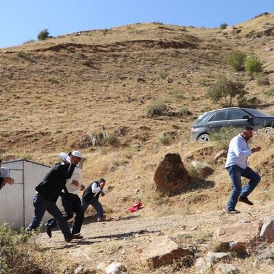 Şükür duasında arılar saldırdı!