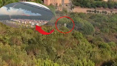 Ormanı yakarken görüntülendi!