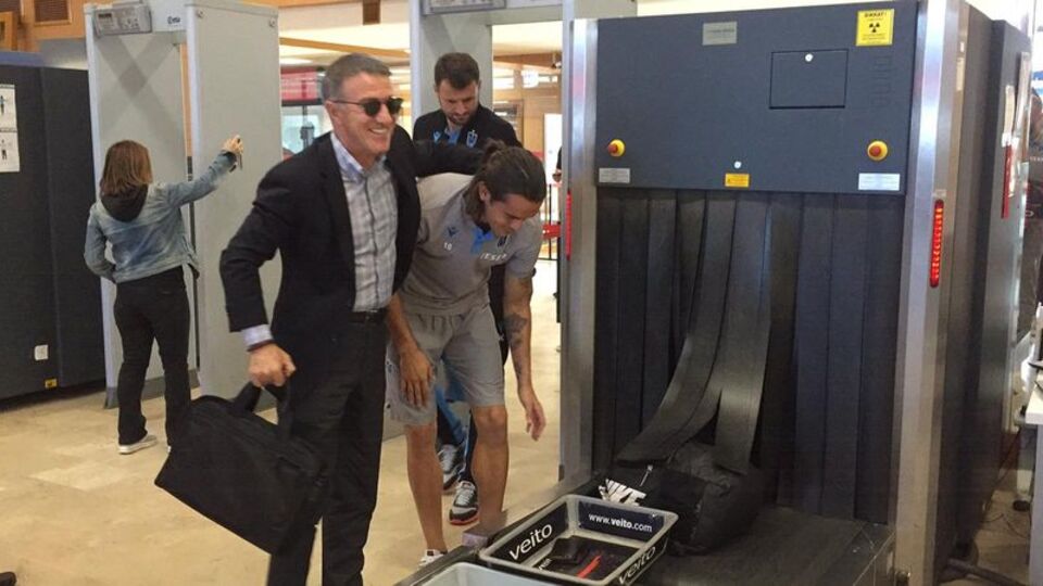 Trabzonspor kafilesi Sivas'a gitti