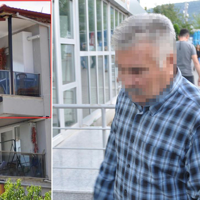 Balkonu karıştırdı üst kattaki kadını vurdu!