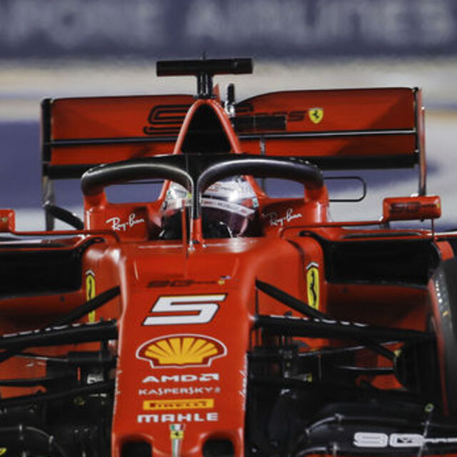 Vettel'den sezonun ilk zaferi