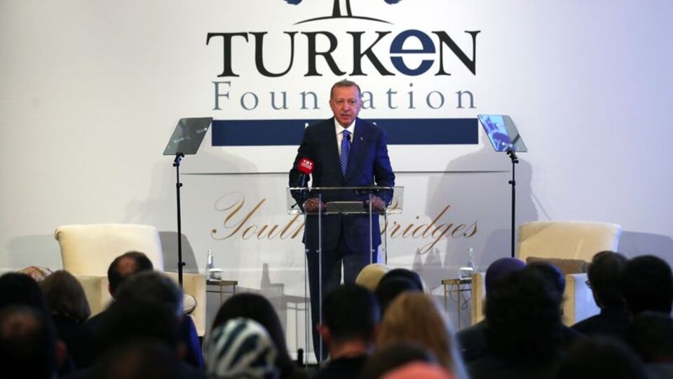 Cumhurbaşkanı Erdoğan, TÜRKEN Vakfı yemeğinde konuştu