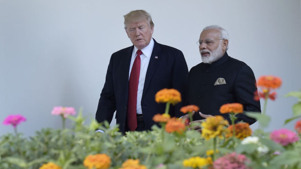 Trump ve Modi Teksas'ta bir araya geldi