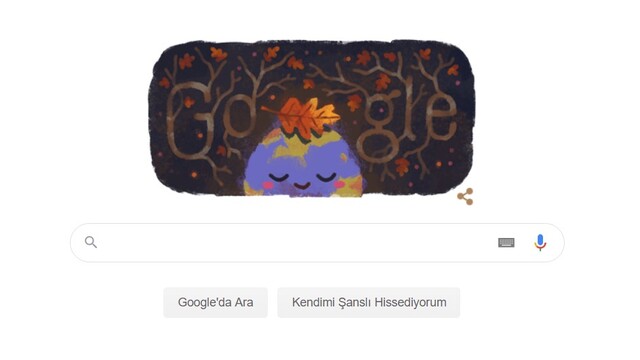 Google'dan 23 Eylül Sonbahar Ekinoksu sürprizi