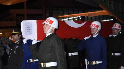 Şehit Teğmen'in naaşı memleketi Konya'ya getirildi