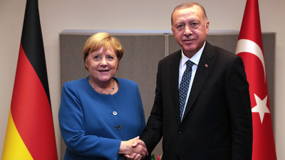 Cumhurbaşkanı Erdoğan'ın Merkel'le görüşmesine damga vuran konu