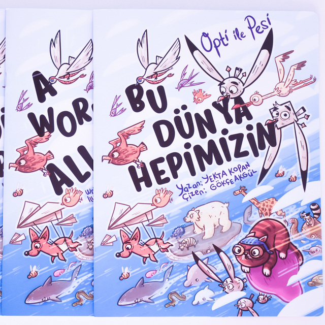 'Güvercin Greta' plastiğe karşı