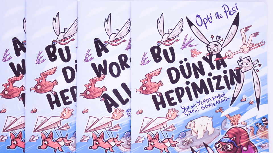 'Güvercin Greta' plastiğe karşı