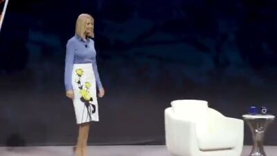 BM zirvesine Ivanka'nın eteği damga vurdu!